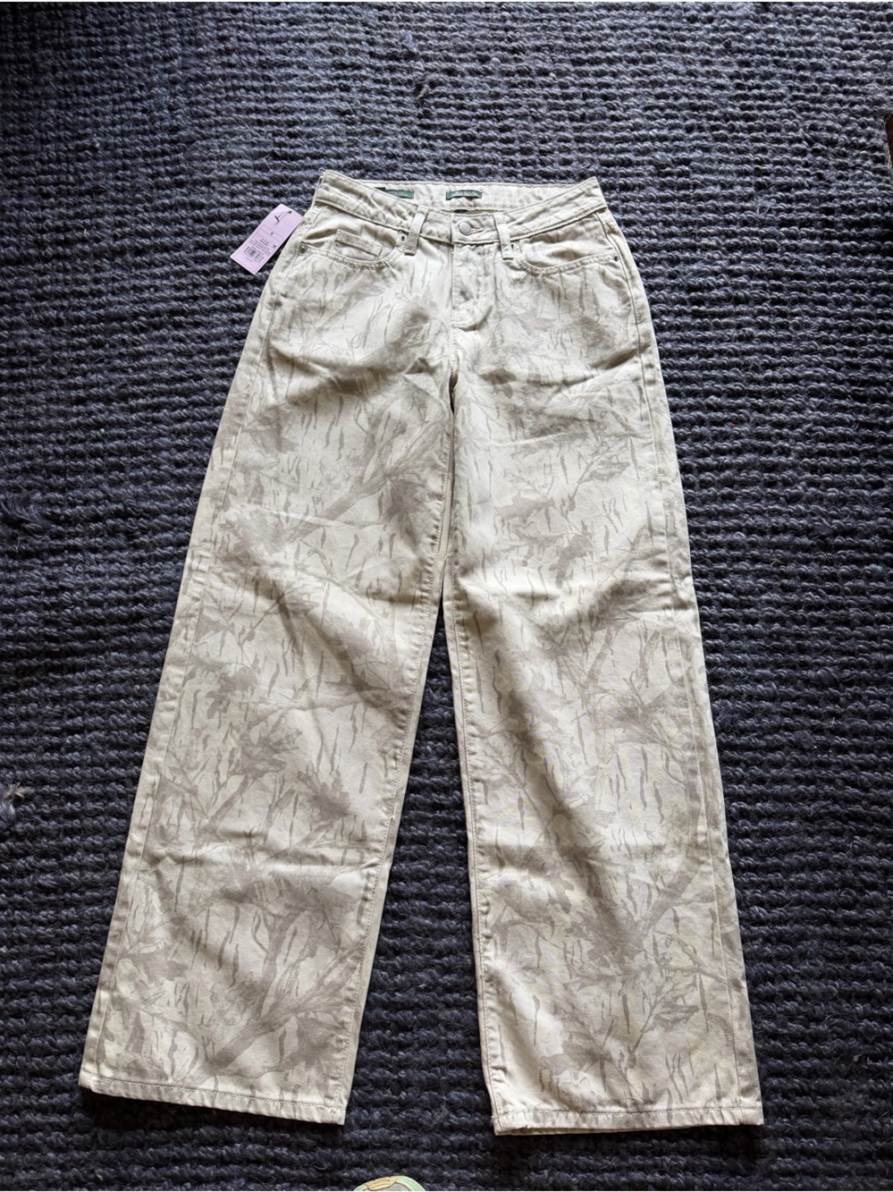 wild fable Beige Wide-Leg Jeans